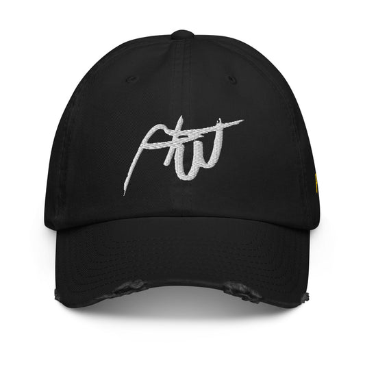 FTW OG Logo Distressed Dad Hat (blk)