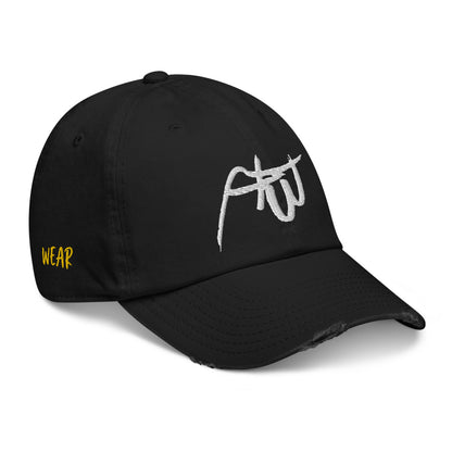 FTW OG Logo Distressed Dad Hat (blk)