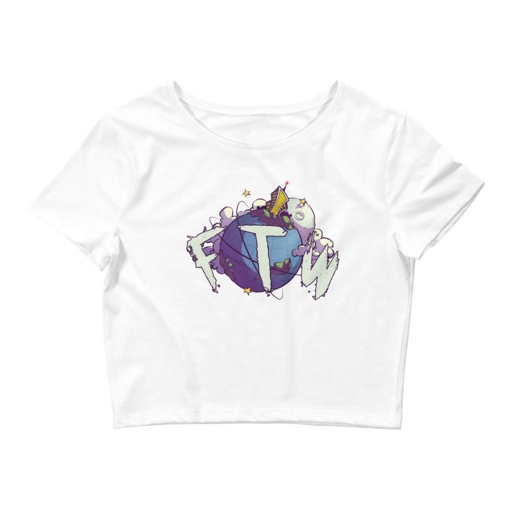 FTW Globe Logo Women’s Crop Tee